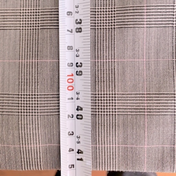 45% wool blend Light gray plaid straight style dress just at knee Eu44 US 12 - Picture 16 of 16